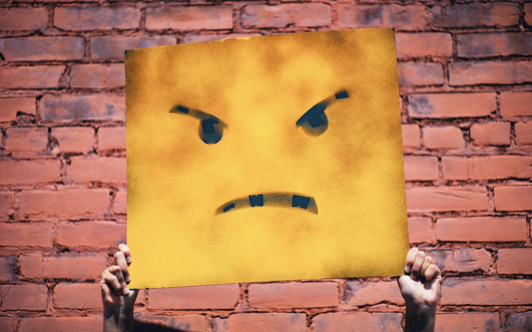 Things that annoy your customers about your website - angry face
