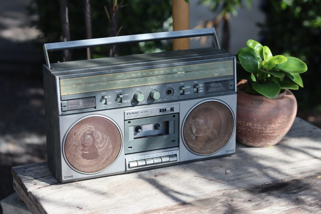 Autoplaying media on your website annoys your customers - old boombox