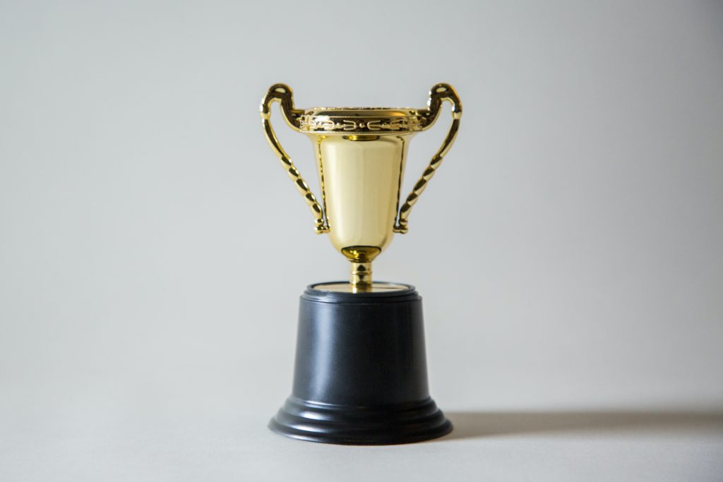 Great small business websites - gold trophy